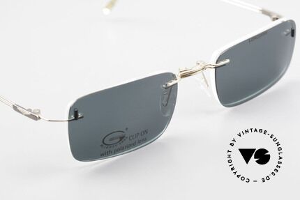 Longines 4367 Polarisierende Brille Randlos, Größe: medium, Passend für Herren