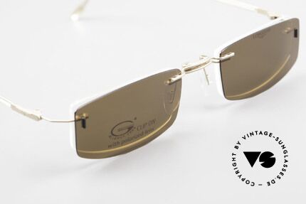 Longines 4378 Polarisierende Randlosbrille, die DEMOgläser können durch optische ersetzt werden, Passend für Herren und Damen