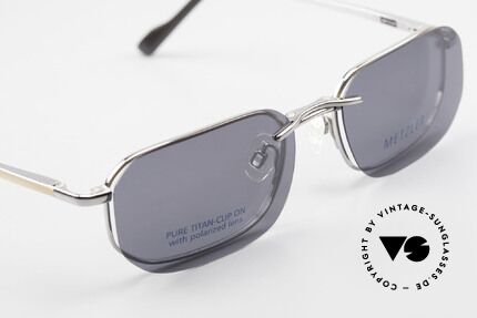 Metzler 1716 90er Titanbrille Polarisierend, ungetragen; wie all unsere alten Herren-Brillengestelle, Passend für Herren