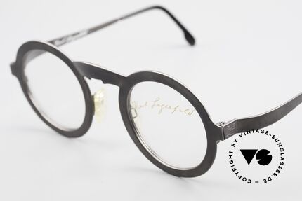 Karl Lagerfeld 4501 Runde Panto Designerbrille, rundes Designerstück mit markantem Brückensteg, Passend für Herren und Damen