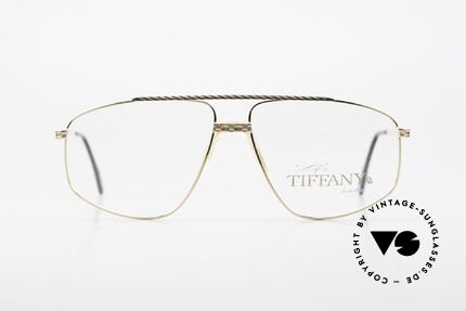 Tiffany T89 23kt Gold Plated Aviator Brille, Tiffany = ein Synonym für außergewöhnlichen Schmuck, Passend für Herren