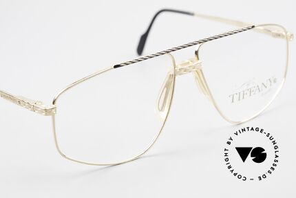 Tiffany T89 23kt Gold Plated Aviator Brille, ungetragen (wie alle unsere seltenen VINTAGE Unikate), Passend für Herren