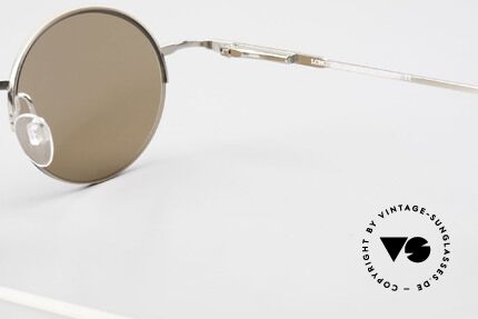 Longines 4363 Ovale Sonnenbrille 90er Rund, Größe: medium, Passend für Herren und Damen