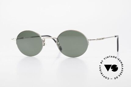 Longines 4363 Rund Ovale Sonnenbrille 90er, rund-ovale Longines Sonnenbrille aus den 90er Jahren, Passend für Herren und Damen