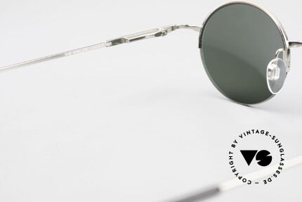 Longines 4363 Rund Ovale Sonnenbrille 90er, Sonnengläser (100% UV) können ggf. getauscht werden, Passend für Herren und Damen