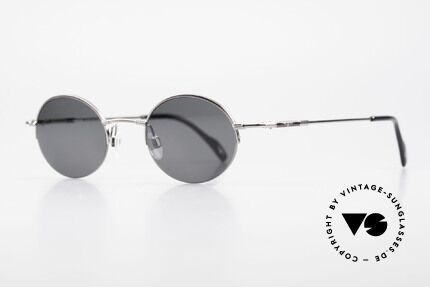 Longines 4363 90er Sonnenbrille Oval Rund, die geflügelte Sanduhr als Longines-Logo auf den Bügeln, Passend für Herren und Damen
