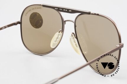 Zeiss 9337 Zurück in die Zukunft Brille, die Metallfassung könnte auch optisch verglast werden, Passend für Herren