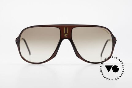 Carrera 5547 Alte 80er Vintage Sonnenbrille, enorm robuster Optyl-Kunstoffrahmen; Top Qualität, Passend für Herren