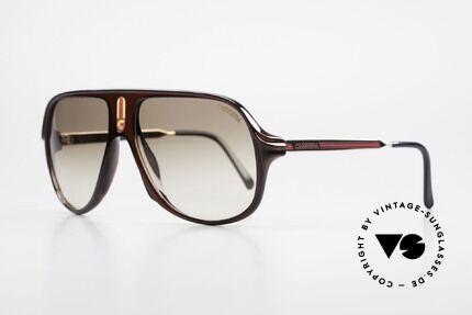 Carrera 5547 Alte 80er Vintage Sonnenbrille, damalige Katalogbezeichnung = Modell 5547 Safari, Passend für Herren
