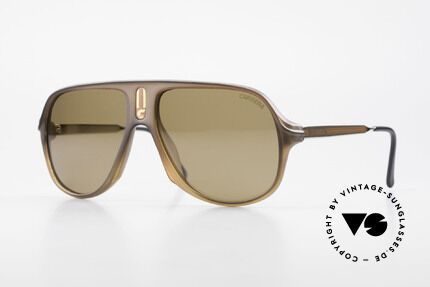 Carrera 5547 Polarisierende Sonnenbrille, sehr seltene Carrera vintage Sonnenbrille von 1986, Passend für Herren