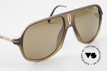 Carrera 5547 Polarisierende Sonnenbrille, KEINE Retrosonnenbrille; ein vintage 80er Original!, Passend für Herren