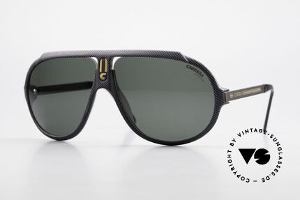 Carrera 5512 80er Kult Brille Miami Vice, legendäre Carrera vintage Sonnenbrille in Top-Qualität, Passend für Herren