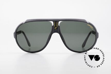 Carrera 5512 80er Kult Brille Miami Vice, berühmte Filmsonnenbrille von 1984 (echter Klassiker), Passend für Herren