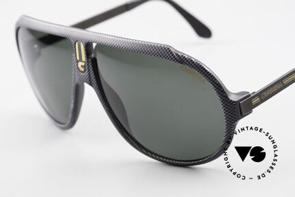Carrera 5512 80er Kult Brille Miami Vice, interessantes Rahmenmuster mit Gitter-Effekt; unique!, Passend für Herren