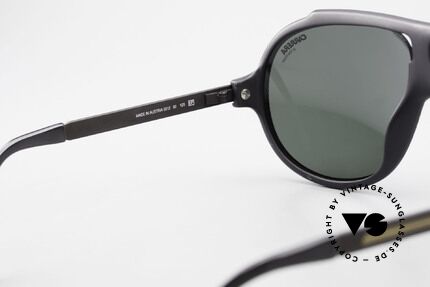 Carrera 5512 80er Kult Brille Miami Vice, sehr massiv, dennoch komfortabel dank OPTYL-Material, Passend für Herren