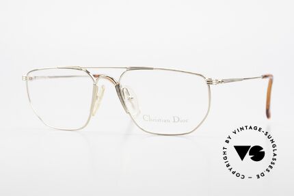 Christian Dior 2819 Echte 90er Herren Metallbrille, klassische 90er Gentlemen-Brille von Christian Dior, Passend für Herren