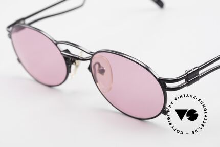 Jean Paul Gaultier 56-3173 Pinke Ovale Vintage Brille, pinke Sonnengläser, um alles rosarot sehen zu können ;-), Passend für Herren und Damen