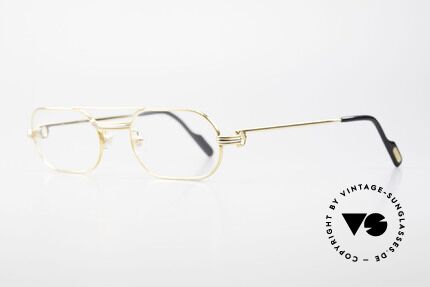 Cartier MUST LC Rose - S Limitierte Rosé Gold Brille, getragen von Elton John (Video "I'm still standing"), Passend für Herren und Damen