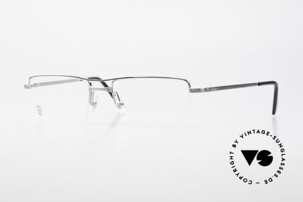 Cartier Semi T-Double Eckige Titanium Brille Herren, eckige Cartier Luxus-Brillenfassung; Titanium, Passend für Herren Cartier Semi T-Double Eckige Titanium Brille Herren, eckige Cartier Luxus-Brillenfassung; Titanium, Passend für Herren