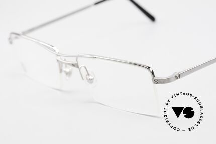 Cartier Semi T-Double Eckige Titanium Brille Herren, T8100729, Semi T-Double, Ruthenium gebürstet, Passend für Herren Cartier Semi T-Double Eckige Titanium Brille Herren, T8100729, Semi T-Double, Ruthenium gebürstet, Passend für Herren