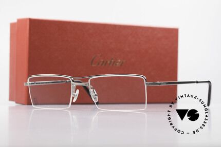 Cartier Semi T-Double Eckige Titanium Brille Herren, die Nylor Titan-Fassung ist beliebig verglasbar, Passend für Herren Cartier Semi T-Double Eckige Titanium Brille Herren, die Nylor Titan-Fassung ist beliebig verglasbar, Passend für Herren