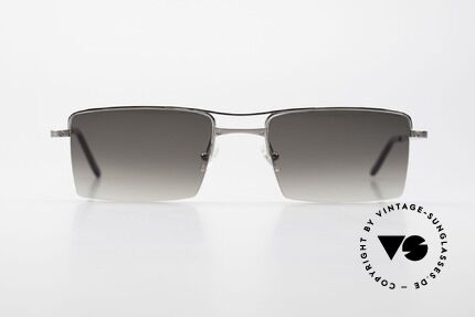 Cartier Semi T-Double Eckige Titanium Sonnenbrille, Modell aus der Semi T Reihe in Gr. 54x20, 140, Passend für Herren Cartier Semi T-Double Eckige Titanium Sonnenbrille, Modell aus der Semi T Reihe in Gr. 54x20, 140, Passend für Herren