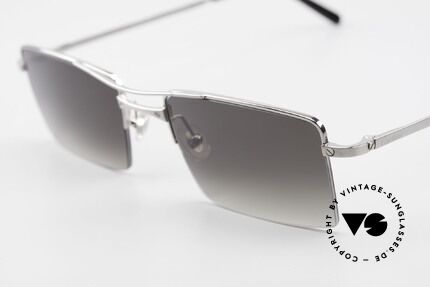 Cartier Semi T-Double Eckige Titanium Sonnenbrille, T8100730, Semi T-Double, Ruthenium gebürstet, Passend für Herren Cartier Semi T-Double Eckige Titanium Sonnenbrille, T8100730, Semi T-Double, Ruthenium gebürstet, Passend für Herren