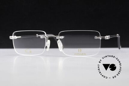 Aigner EA496 Randlose 90er Vintage Brille, Größe: large, Passend für Herren