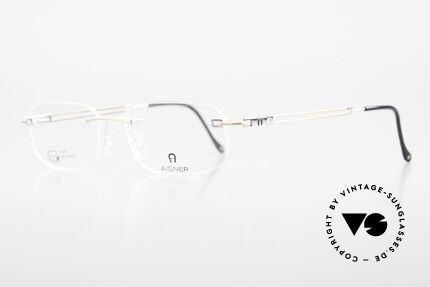 Aigner EA113 Vintage 90er Randlosbrille, Unisex Markenbrille, wirklich made in Germany Qualität, Passend für Herren und Damen