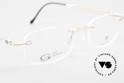 Aigner EA113 Vintage 90er Randlosbrille, KEINE RETROBRILLE, ein circa 25 Jahre altes ORIGINAL, Passend für Herren und Damen