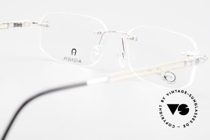 Aigner EA113 Vintage 90er Randlosbrille, Größe: large, Passend für Herren und Damen