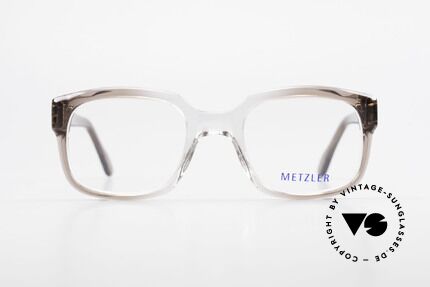 Metzler 7665 Small 80er Jahre Old School Brille, ein altes Original der späten 80er / frühen 90er, Passend für Herren