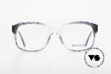 Metzler 7665 Medium 90er Jahre Old School Brille, ein altes Original der späten 80er / frühen 90er, Passend für Herren