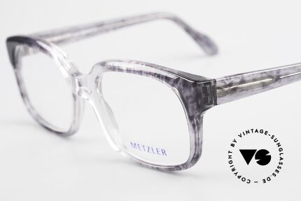 Metzler 7665 Medium 90er Jahre Old School Brille, ungetragen; wie all unsere Metzler "Nerd" Brillen, Passend für Herren