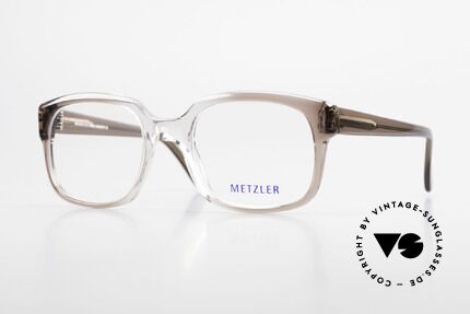 Metzler 7665 Medium Old School Brille 80er Jahre Details
