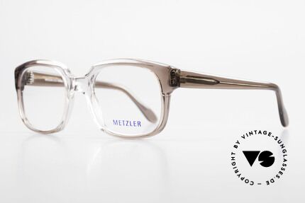 Metzler 7665 Medium Old School Brille 80er Jahre, heutzutage als 'OLD SCHOOL' Brille bezeichnet, Passend für Herren