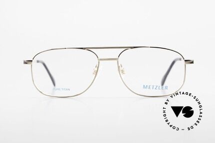 Metzler 1678 Vintage Herrenbrille 90er Titan, vintage Herrenbrille von Metzler aus den 90ern, Passend für Herren