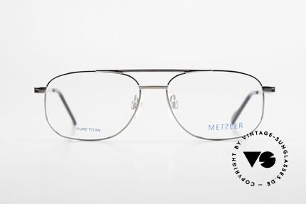 Metzler 1678 Titan Brille 90er Herrenbrille, vintage Herrenbrille von Metzler aus den 90ern, Passend für Herren