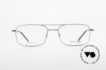 Metzler 1680 90er Titan Brille Für Herren, vintage Herrenbrille von Metzler aus den 90ern, Passend für Herren