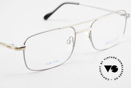 Metzler 1680 90er Titan Brille Für Herren, KEINE RETRObrille, sondern ein altes ORIGINAL, Passend für Herren