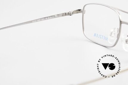 Metzler 1680 90er Titan Brille Für Herren, Fassung ist beliebig verglasbar (optisch / Sonne), Passend für Herren