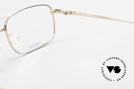 Metzler 1680 90er Titan Brille Vergoldet, Größe: extra large, Passend für Herren