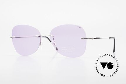 Neostyle Holiday 2051 Randlose Sonnenbrille Damen, randlose XXL Sonnenbrille für Damen aus den 90ern, Passend für Damen
