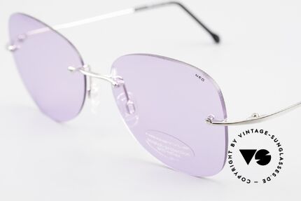 Neostyle Holiday 2051 Randlose Sonnenbrille Damen, zudem Premium-Qualität der 90er (100% UV Schutz), Passend für Damen