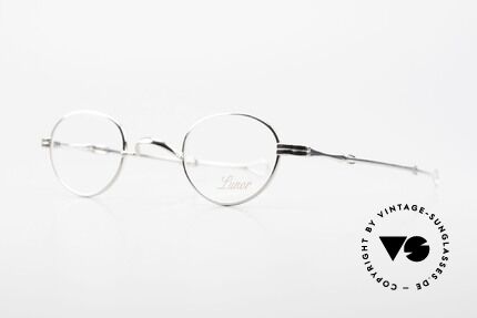 Lunor I 03 Telescopic Brille Mit Schiebebügel PP, Brillendesign in Anlehnung an frühere Jahrhunderte, Passend für Herren und Damen