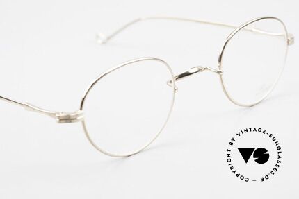 Lunor II 22 Vintage Brille Vergoldet Panto, altes, ungetragenes LUNOR Einzelstück von ca. 1998, Passend für Herren und Damen
