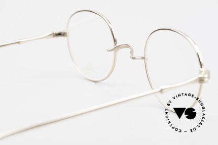 Lunor II 22 Vintage Brille Vergoldet Panto, Größe: medium, Passend für Herren und Damen