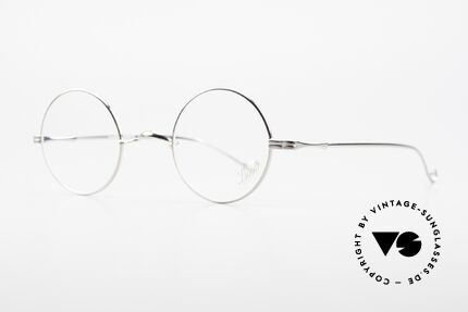 Lunor II 23 Runde Lunor Brille Limited, kreisrunde Rahmenform (in M Gr. 42mm) mit W-Steg, Passend für Herren und Damen