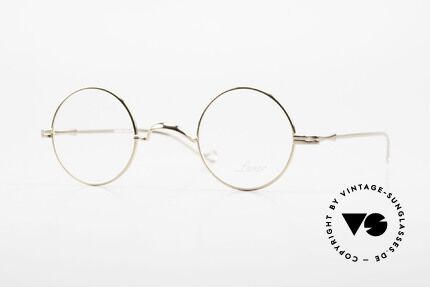 Lunor II 12 Kleine Runde Brille Gold GP Details