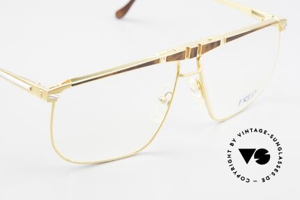 Fred Ocean Luxusbrille Herren Vergoldet, ungetragenes altes 90er ORIGINAL & keine Retrobrille, Passend für Herren